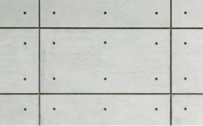 画像：並べられたコンクリートパネル