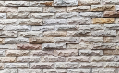 画像：ゴツゴツした質感の外壁材